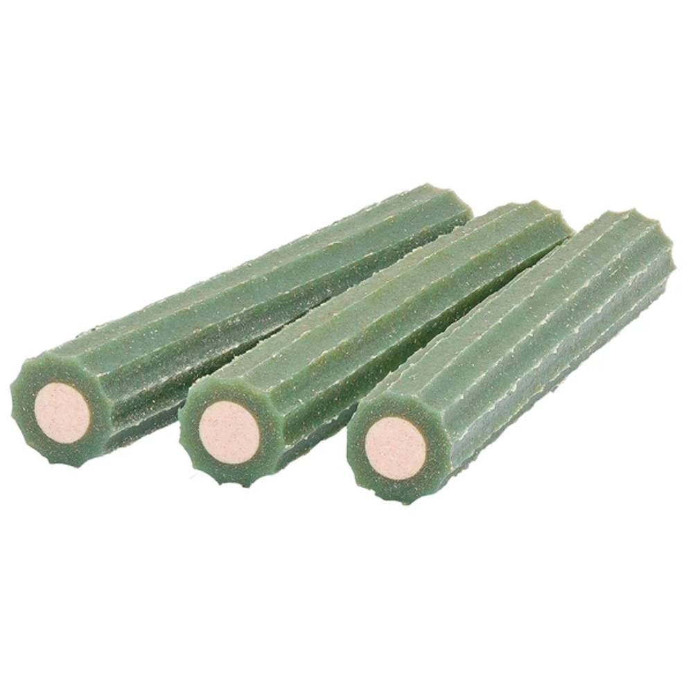 МНЯМС ДЕНТАЛ Лакомство для собак "Зубные палочки" с хлорофиллом, 100 г