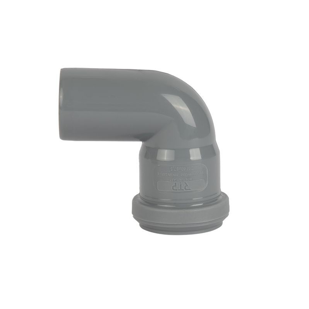 Отвод канализационный RTP 40 мм 87,5°