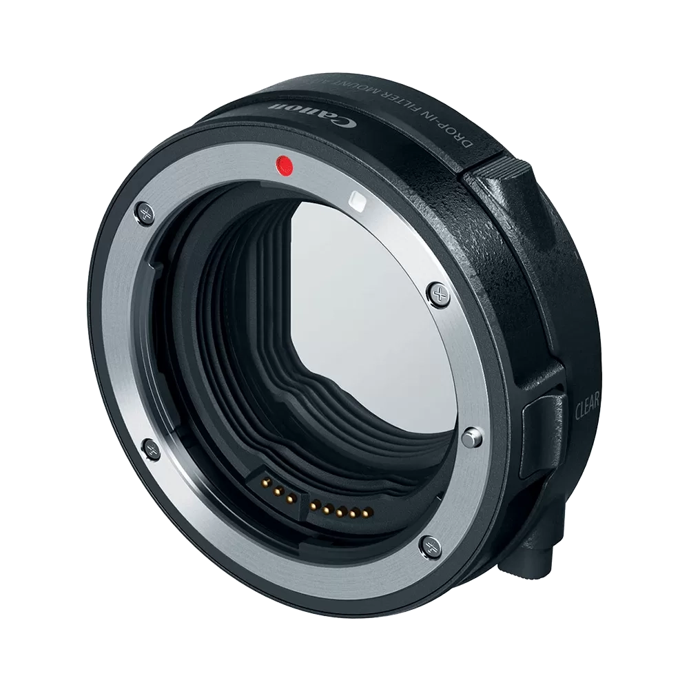 Адаптер крепления Canon EF-EOS R с вставным нейтральным фильтром переменной плотности