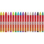 Мелки восковые Гамма "Мультики", 18цв., круглые, картон. упаковка, европодвес