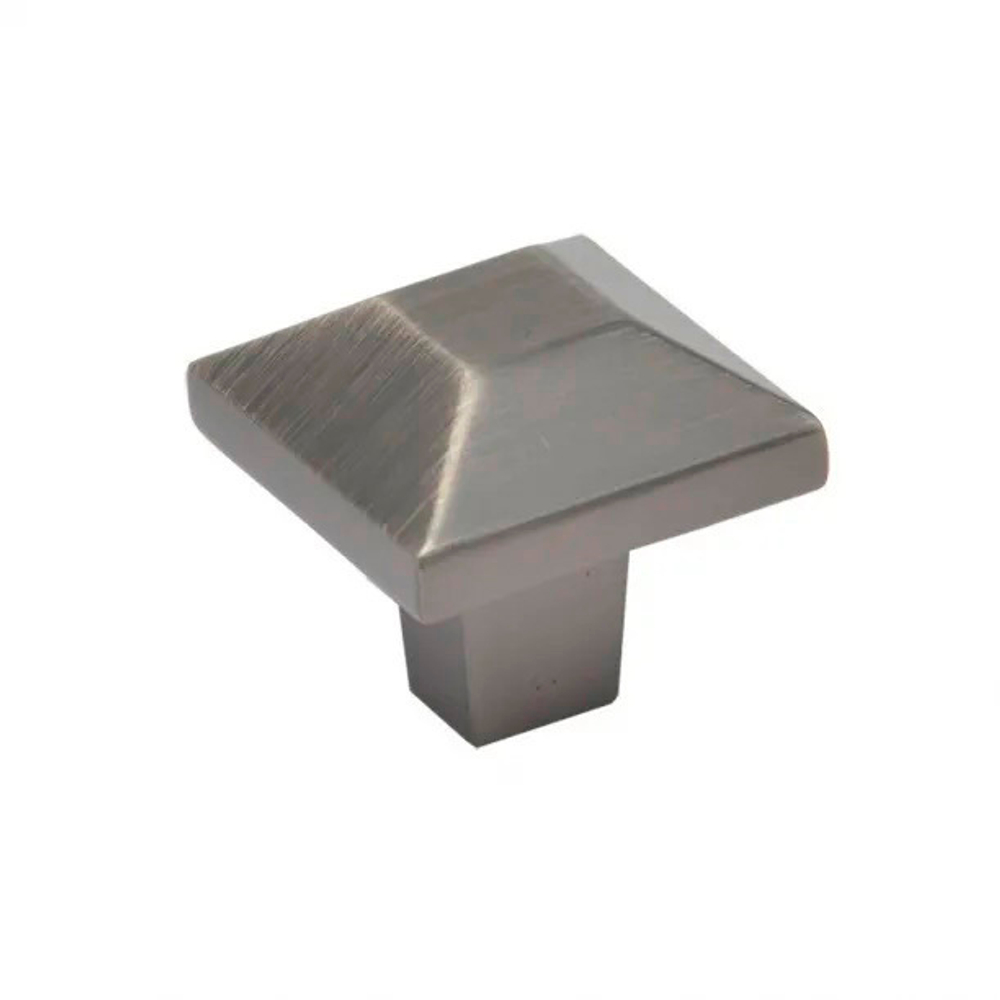 Ручка мебельная кнопка EDSON 1340 Brashed Black Nickel