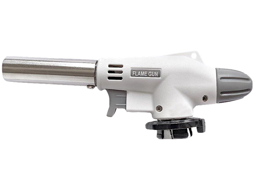 Резак газовый FG-920 Gas Torch Пьезо 1300C° Белый-Серый 4-042