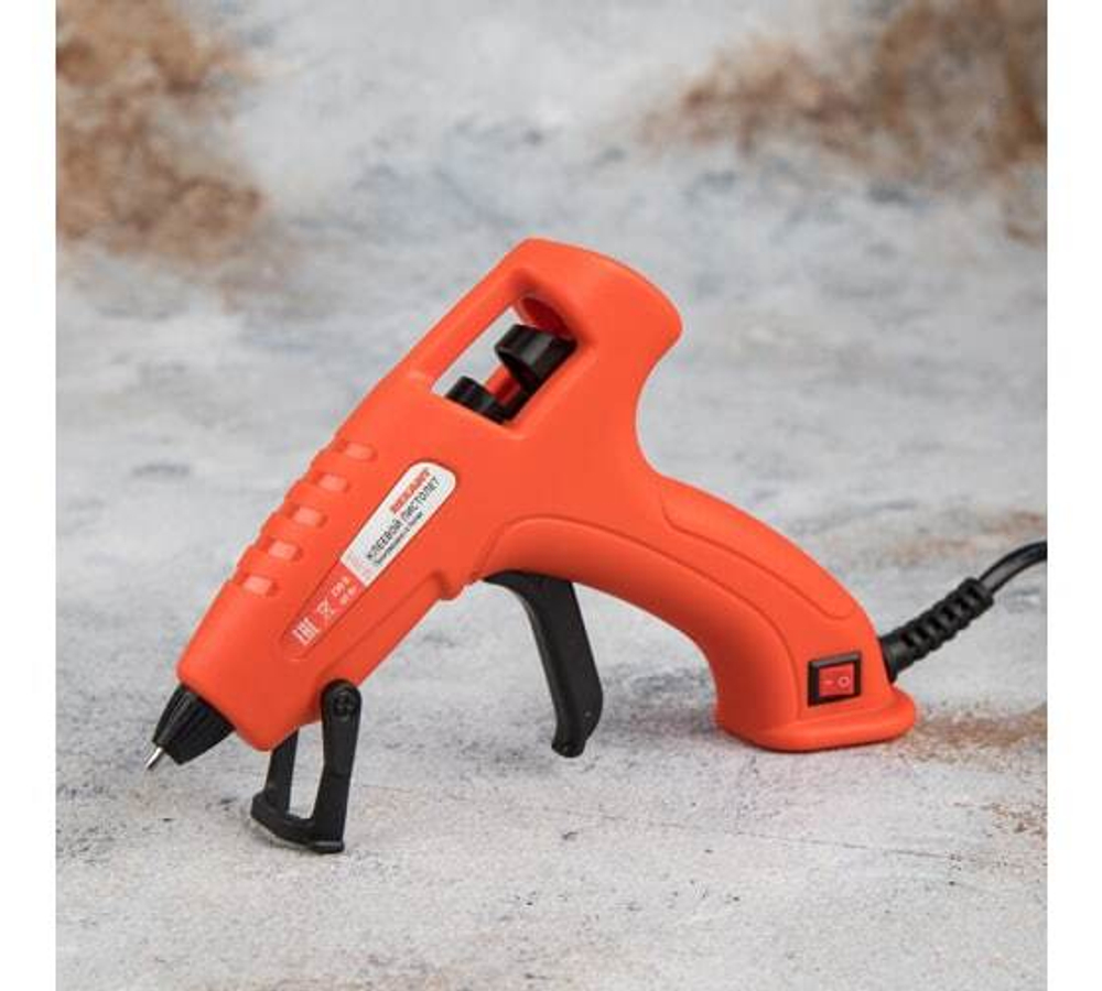 ПИСТОЛЕТ КЛЕЕВОЙ REXANT 40ВТ Ø7ММ ЭКСПЕРТ 12-1511