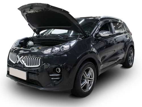 Газовые упоры капота АвтоУпор для Kia Sportage IV 2016-2022, 2 шт., UKISPO021