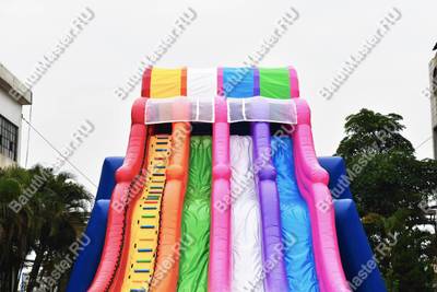 Надувная водная горка «Стремительные спуски», 24*6*8 м