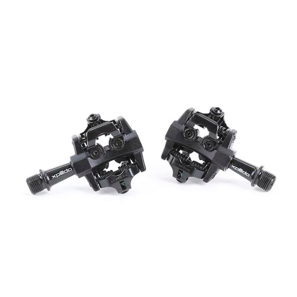 Педали для кросса CXR чёрные, шипы SPD, корпус AL6061, ось 9/16" CrMo, 3 промподш 295гXMF-10AC