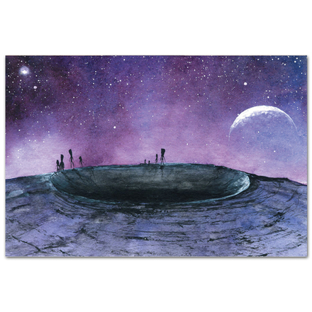 Случайная встреча у кратера