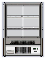 Витрина кондитерская Refettorio Crystal RKC21A-MV с 2 полками