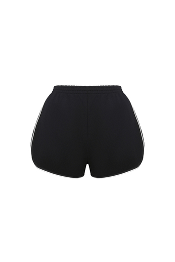 Шорты из футера Чёрный