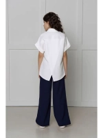 Костюм с брюками палаццо школьный