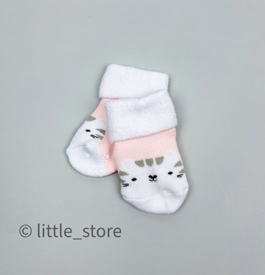 Носочки махровые "Котята" со стоперами