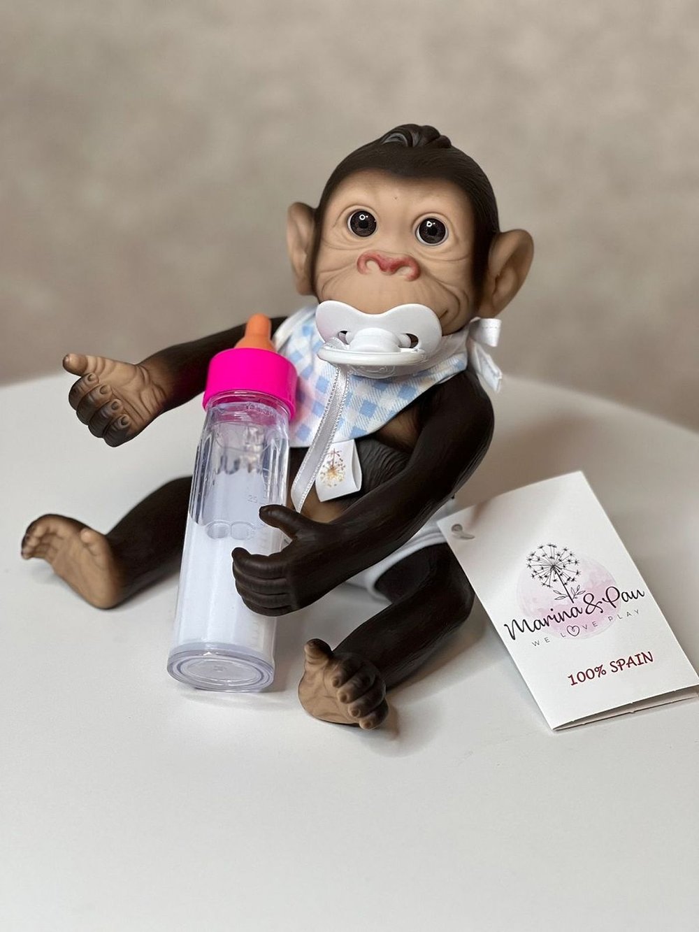 Кукла Marina and Pau 26cм Baby Monkey, виниловая (390A)