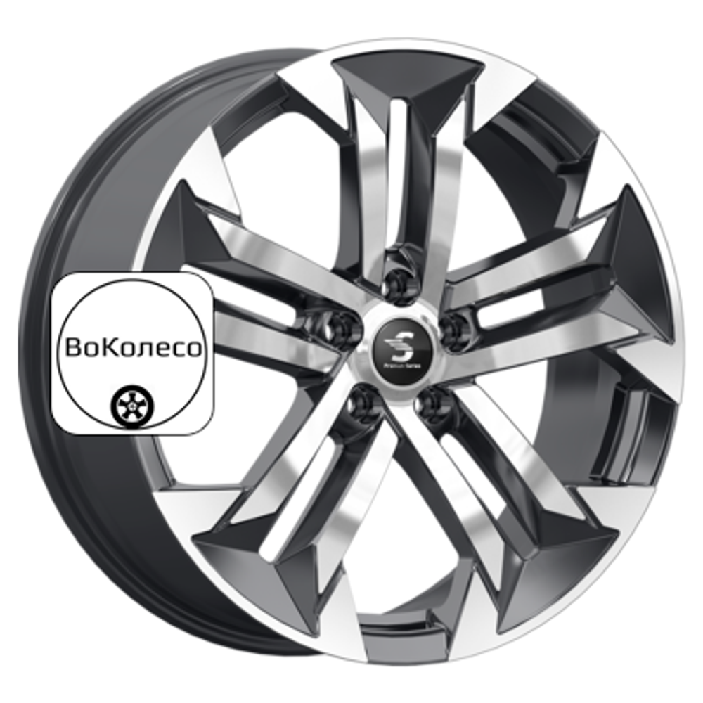 7,5x19/5x108 ET36 D65,1 КР015 (Exeed TXL/VX) Diamond Black Gris Premium Series