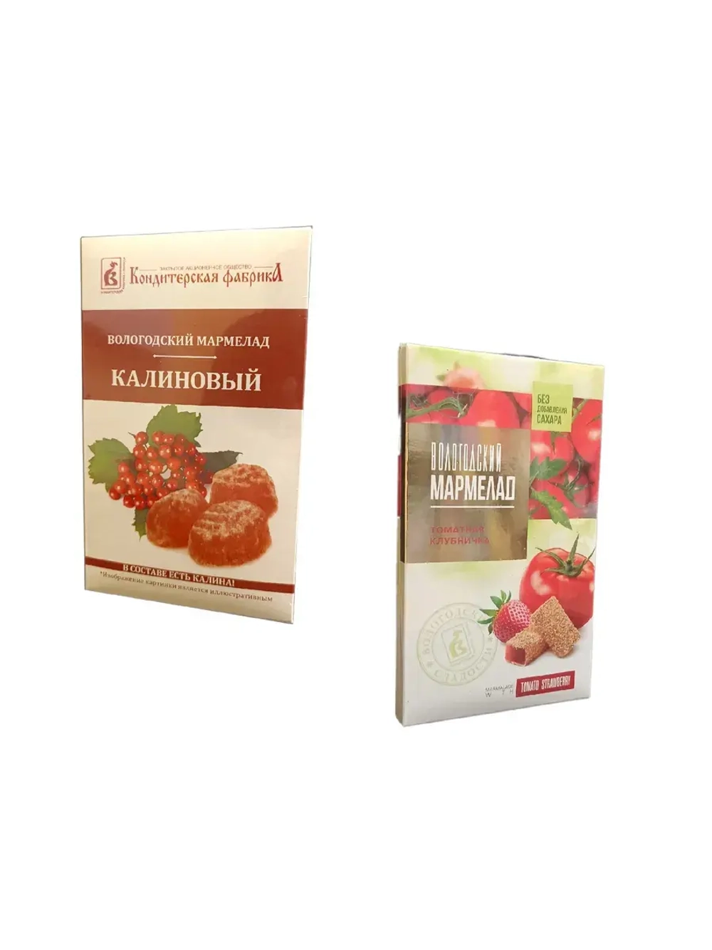 Мармеладный набор Калиновый + Томатная клубничка - 2 шт
