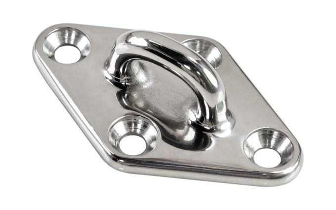 Серьга с ромбовидным основанием