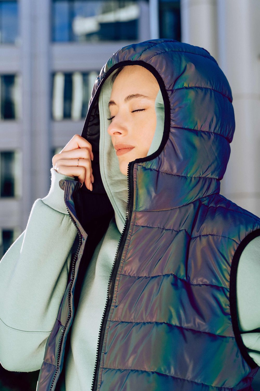 Жилет Гидроплан Rainbow Светоотражающий Черный Унисекс