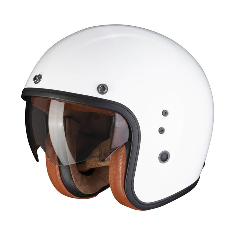 Scorpion Belfast evo luxe helmet white