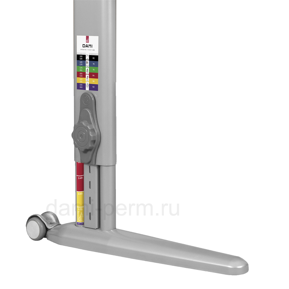 Комплект стоек с колёсиками «Step» (615 мм) для столов Дэми