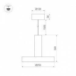 Подвесной светильник Arlight ERIC 035928