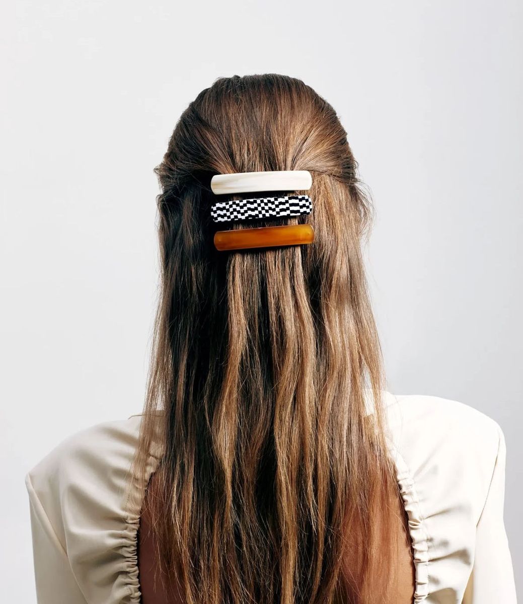 Machete No.3 Heirloom Barrette in Classsic Tortoise — заколка из ацетата