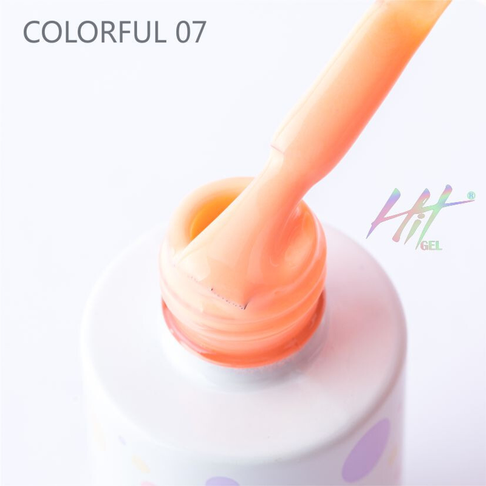 Гель-лак ТМ "HIT gel" №07 Colorful, 9 мл