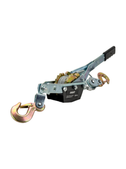 Ручная лебедка с двойным храповым механизмом Gigant 3т, диаметр троса 4,8мм, длина троса 3,6м GEW-22