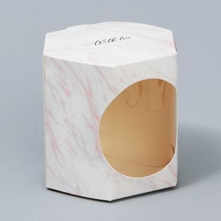 Коробка бонбоньерка Мрамор 8 х 7.5 х 6 см
