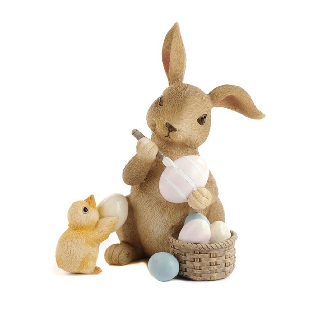 Декоративная фигура &quot;Кролик красит яйца&quot;