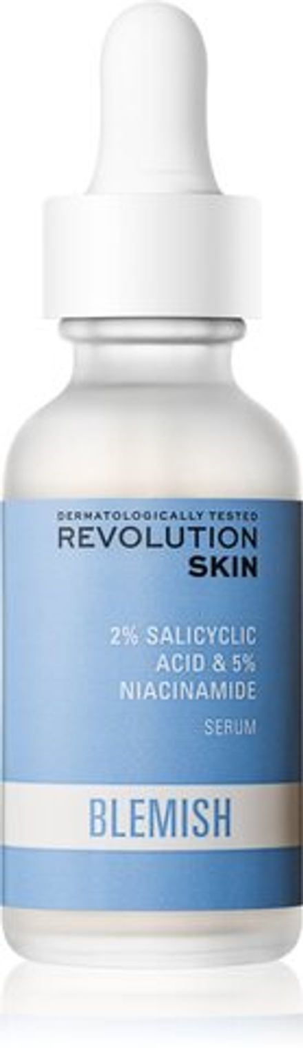Revolution Skincare Blemish 2% Salicylic Acid & 5% Niacinamide - успокаивающая сыворотка для проблемной кожи /   30  ml  / GTIN 5057566617857