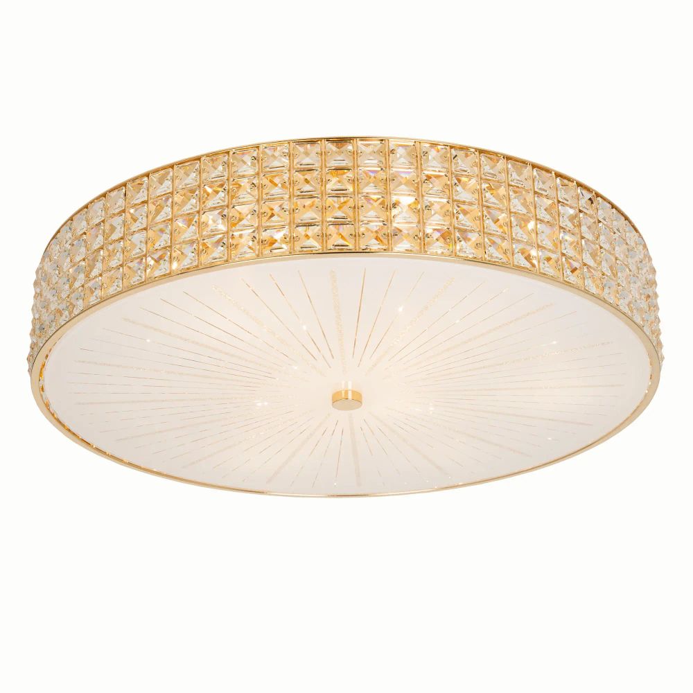 Citilux Портал CL324102 Люстра хрустальная Золото