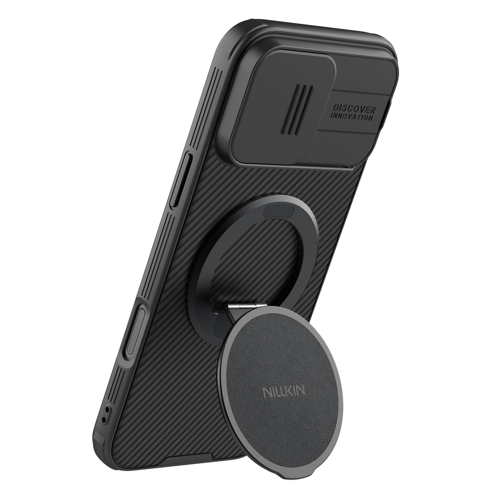 Магнитная подставка держатель для смартфона (черный цвет) от Nillkin, серия Dual-Magnet Grip Holder