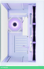 Корпус 1stPlayer MV8-TP без БП White (MV8-TP-WH-3F7R-W-1F7-W)