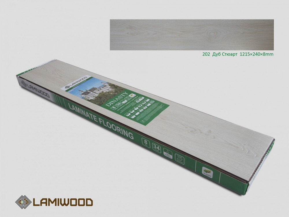Ламинат Lamiwood DINASTY 202 Дуб Стюарт