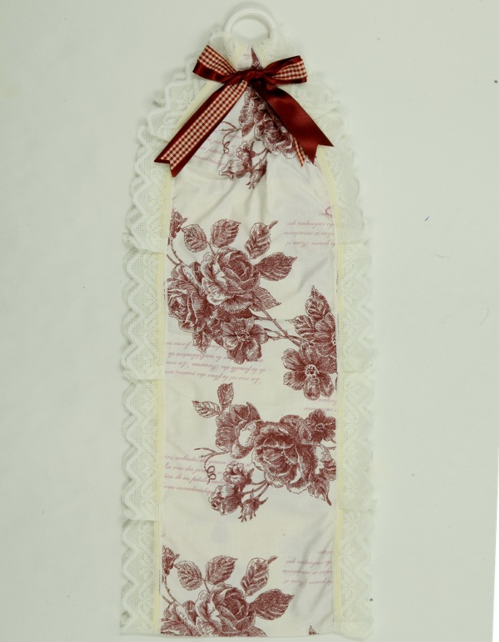 Держатель туалетной бумаги Old Florence Амели бордовый Италия