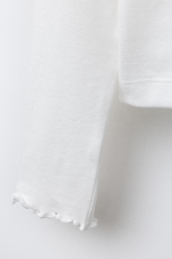 ZARA НАБОР ИЗ ДВУХ ФУТБОЛОК С ВОРОТНИКОМ-СТОЙКОЙ, РАЗНОЦВЕТНЫЙ