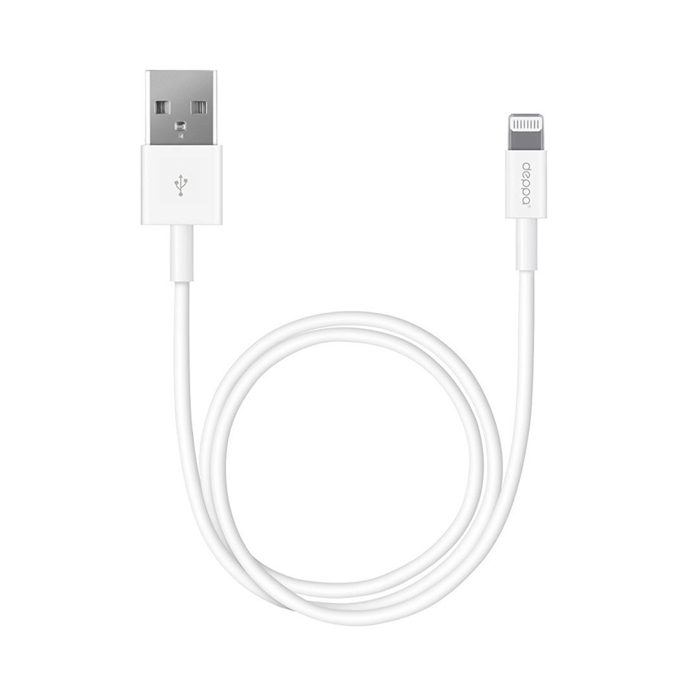 Дата-кабель USB - Lightning, 2м, 2A, белый