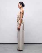 Топ приталенный на одно плечо