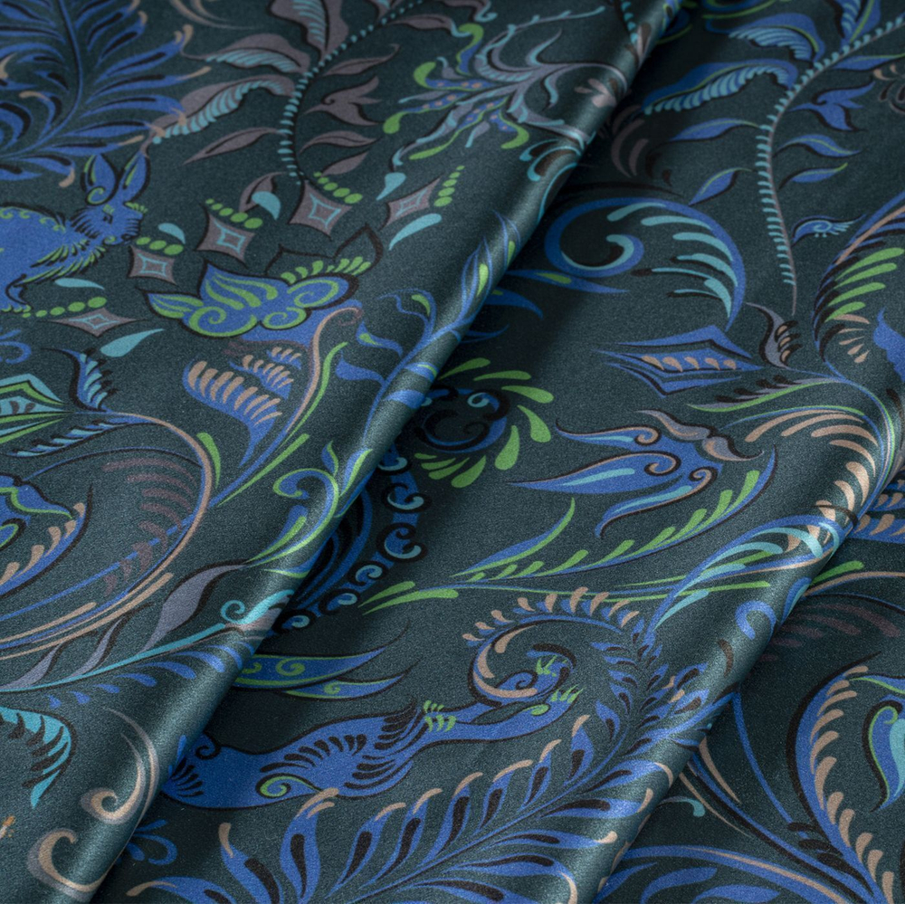 Наволочка 50x70 Mollen Утро темно-бирюзовая хлопковая