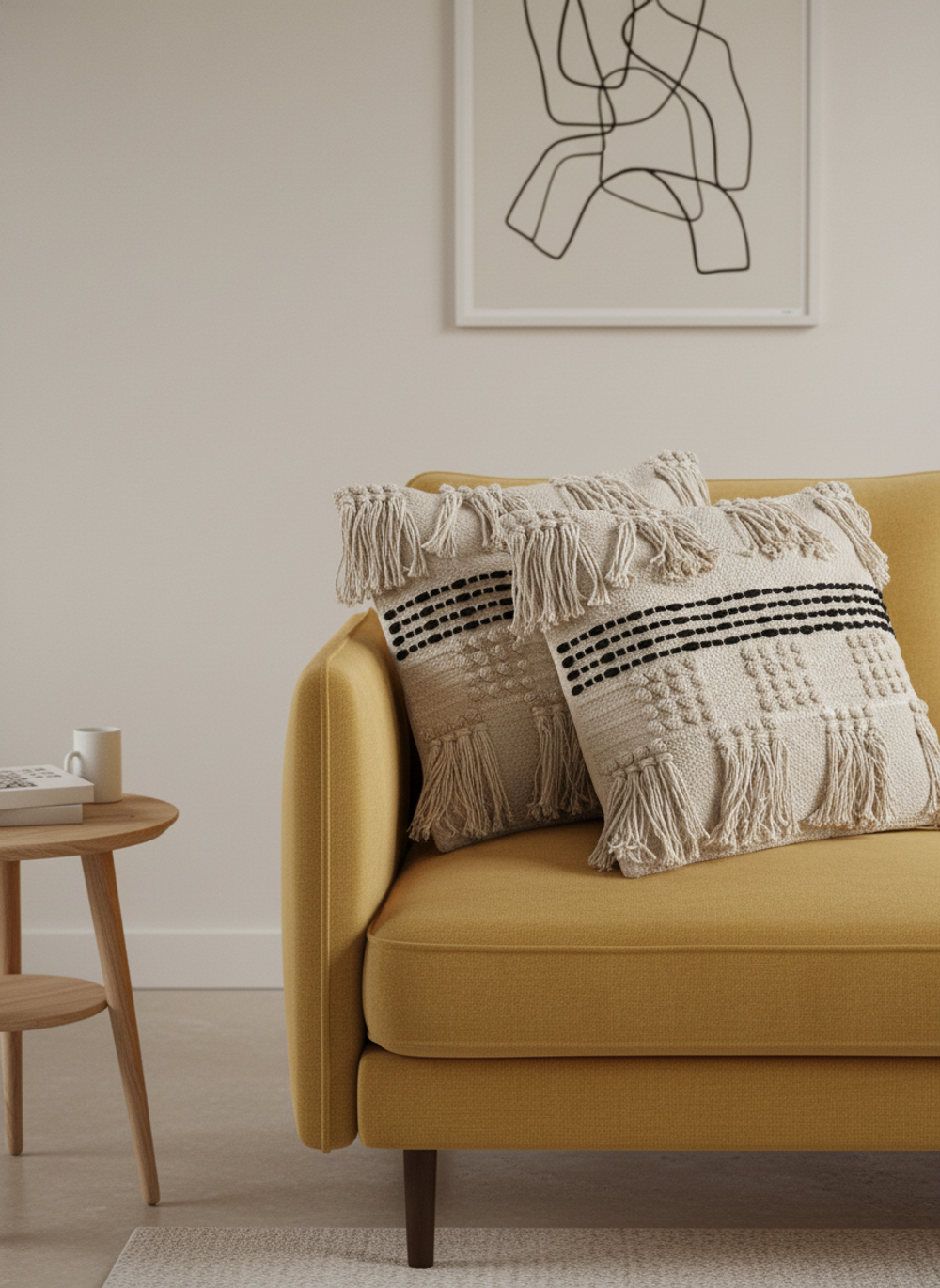 Декоративная наволочка в бохо стиле