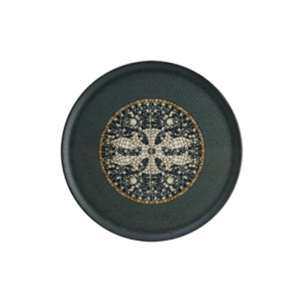 Блюдо для пиццы d=320 мм. Месопотамия Антрацит (66908)