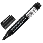 Маркер перманентный ULTRA MARKER, 12 шт. ЧЕРНЫЙ, 3,5 мм, с клипом, BRAUBERG.