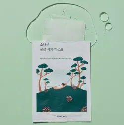 ROUND LAB Тканевая маска с экстрактами сосны и центеллы Pine Calming Cica Mask Sheet