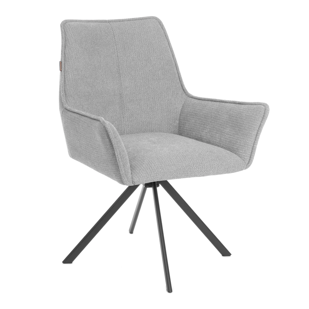 Murano (Tetchair) Кресло поворотное (опора 360) букле (светло-серый)