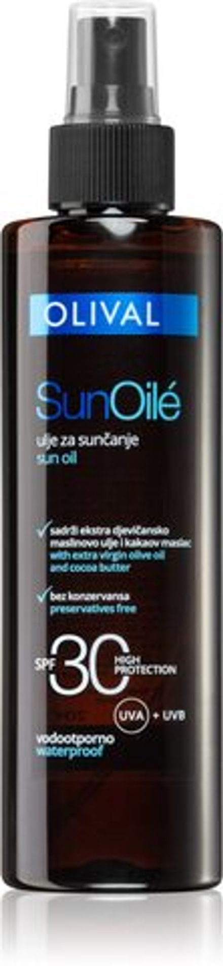 Olival Sun Oile - масло для загара SPF 30 /   200  ml  / GTIN 3859892751876