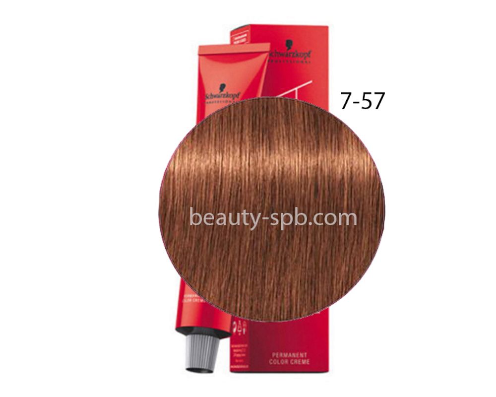 Schwarzkopf Professional краска для волос Игора Royal цвет 7-57 Средний русый золотистый медный 60мл