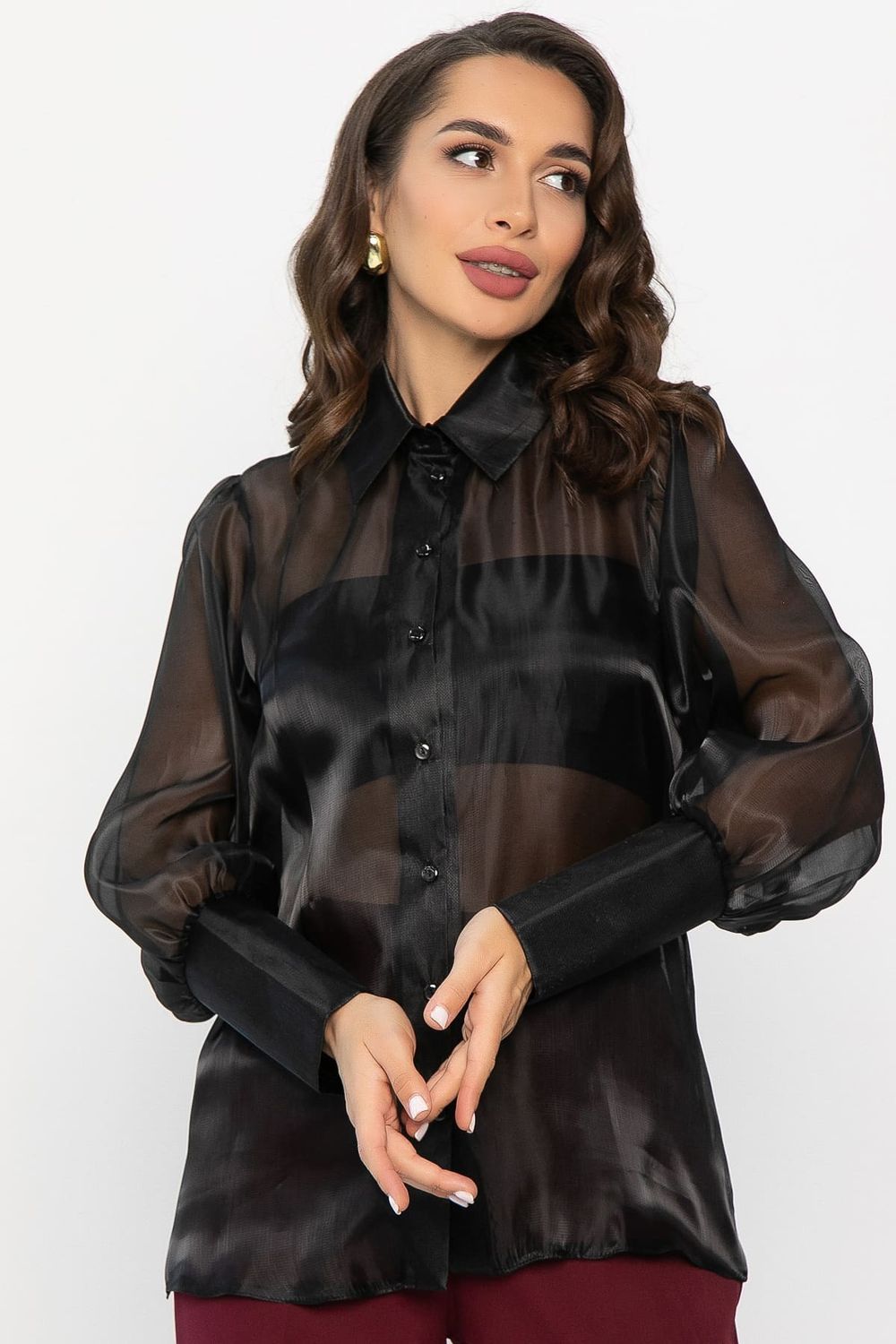 Блуза Вернисаж (черная) Б14320-33М LT Collection