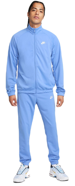 Мужской теннисный костюм Nike Club Sportswear Sport Casual Track Suit - polar/white