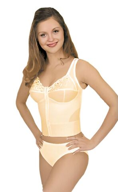 Полуграция - корректор осанки с передней застежкой Lora Tonus Elast, Бежевый 80E