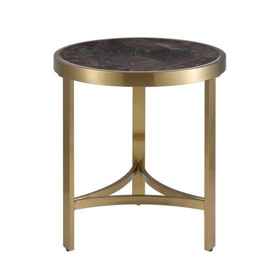 Журнальный столик Адриана 50*50 см серая керамика