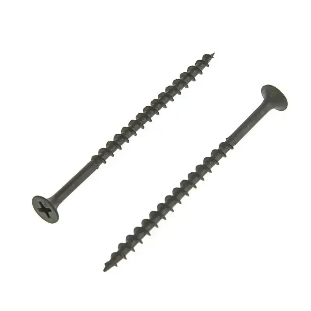 Саморезы по дереву черный 4,2х60мм (294 шт/1,2 кг), шурупы по дереву